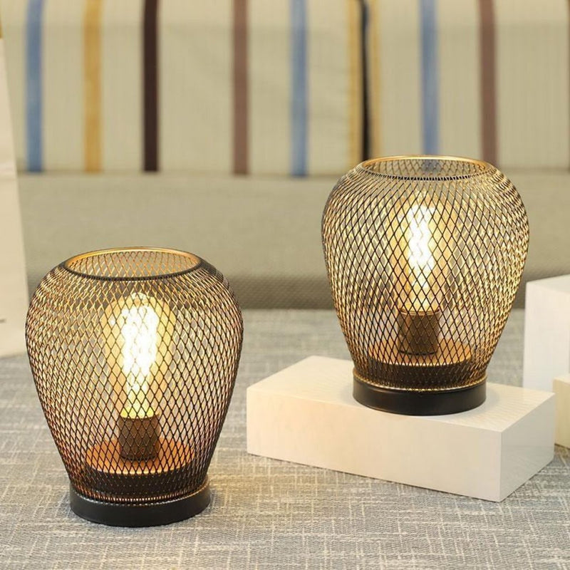 JHY Design JHY30129-R Metalen LED Draadlampen 2 Stuks Brons