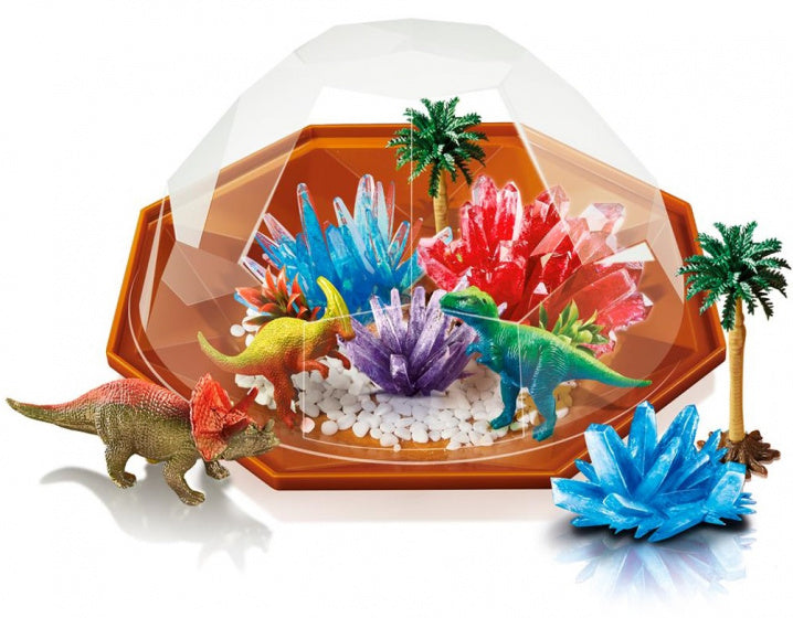groei je eigen kristallen dino's junior 17 cm 23-delig