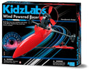 racer Kidzlabs wind aangedreven junior rood 38-delig