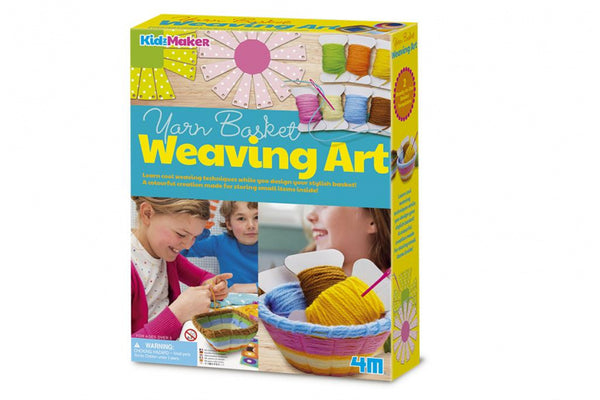 knutselset weef jouw eigen mandje junior