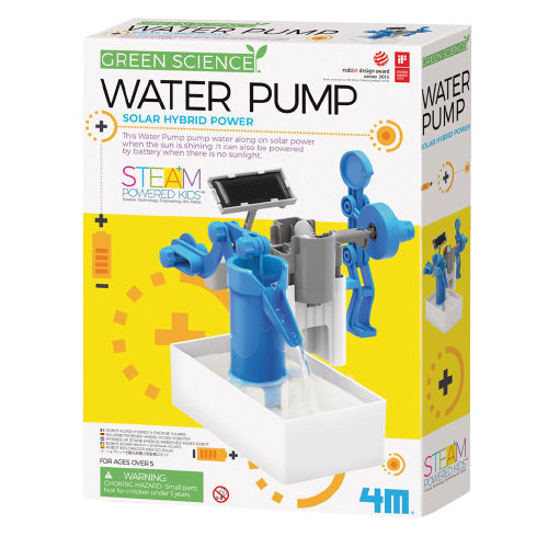 waterpomp zonne-energie 28 cm blauw 15-delig