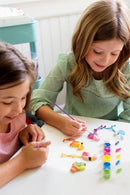 Zelf flamingo magneetjes maken met gips