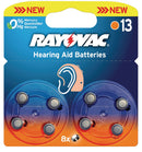 Rayovac Ray-13b-8p Hoortoestelbatterijen Ha13 8stuks