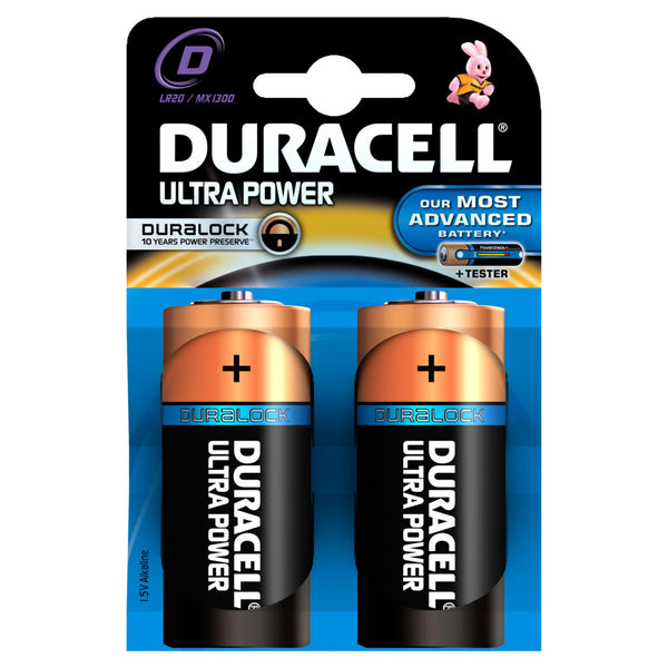 Duracell Ultra Mono Mx1300 D Batterij 2 stuks