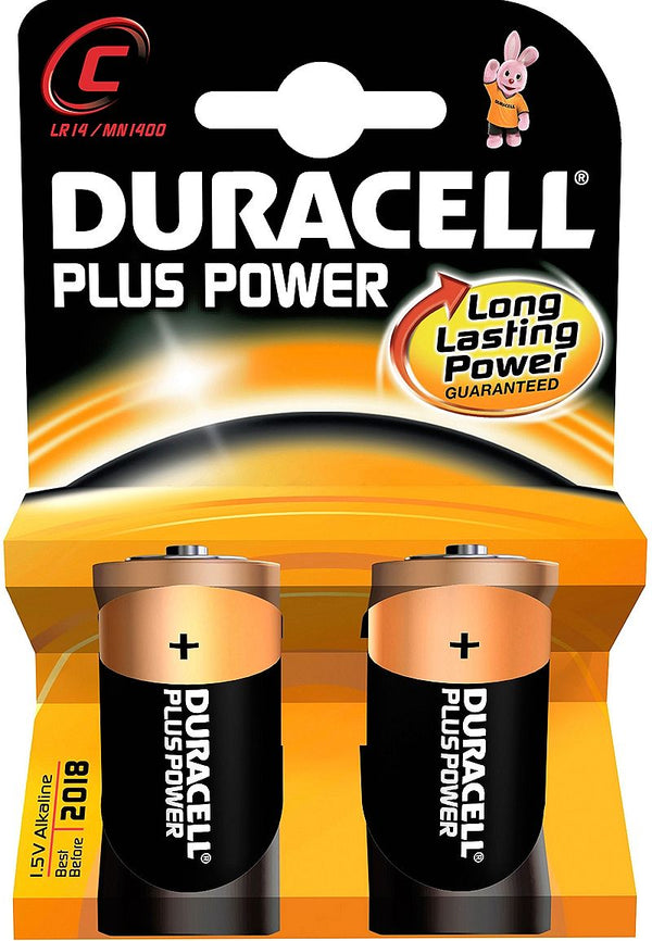 Batterijen Duracell Plus Power MN 1400 C 2 stuks Batterijen Duracell
