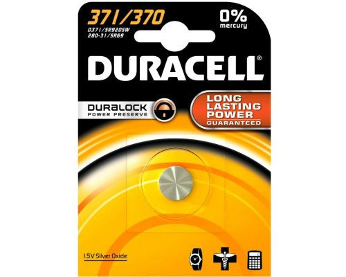 Duracell Knoopcel Silv D371