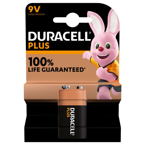 Batterij Duracell Alkaline Plus 9V bls1