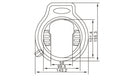 Ringslot Edge Strong - zwart
