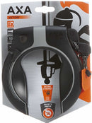 Ringslot Axa Victory Retractable met uitneembare sleutel - grijs/zwart