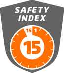 Insteekketting met opbergtas Axa RLC 140/5,5 met polyester hoes - zwart