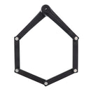 vouwslot Fold pro 100 cm met houder zwart