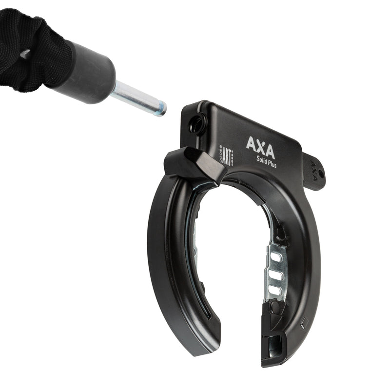 Ringslot Axa Solid Plus + accuslot Shimano Steps 8035 (met uitneembare sleutels)