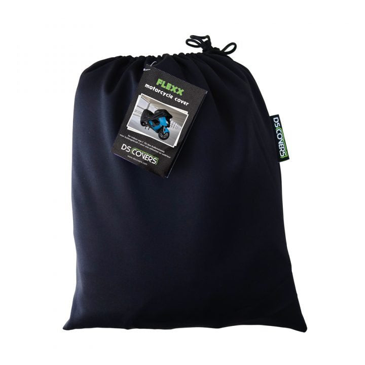 Motorhoes DS Covers FLEXX medium - zwart