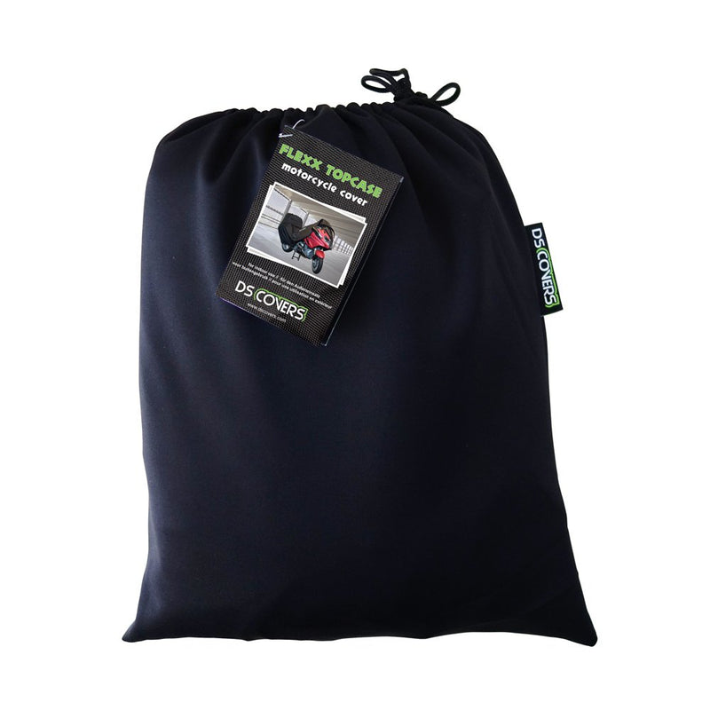 Motorhoes DS Covers FLEXX topcase large - zwart