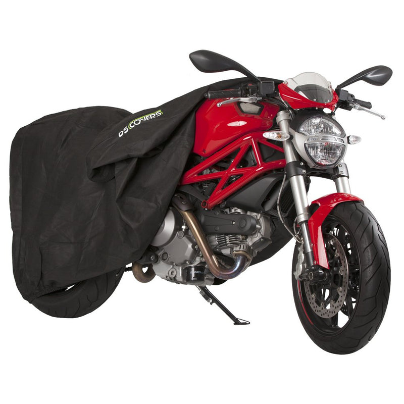 Motorhoes DS Covers FOX indoor medium - zwart