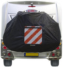 Fietsdragerhoes DS Covers STAR zonder gevarenbordhouder - zwart