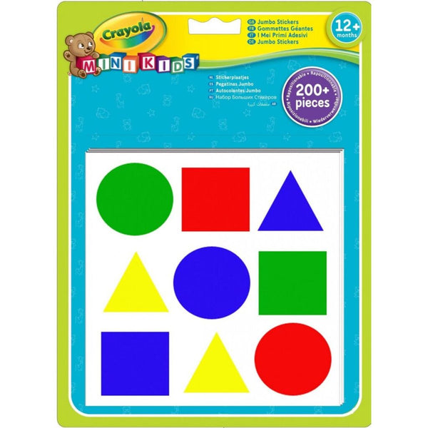 Crayola Mini Kids Jumbo Stickersplaatjes 200 Stuks