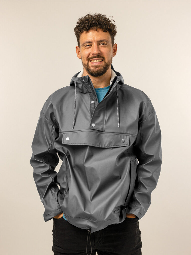 Regenjas Mirage Rainfall Closed Jacket - maat S - gemaakt van polyester soft touch - earl grey