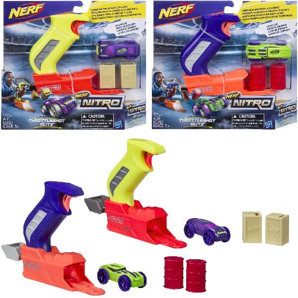 Nerf Nitro Throttle Blitz Set Assorti