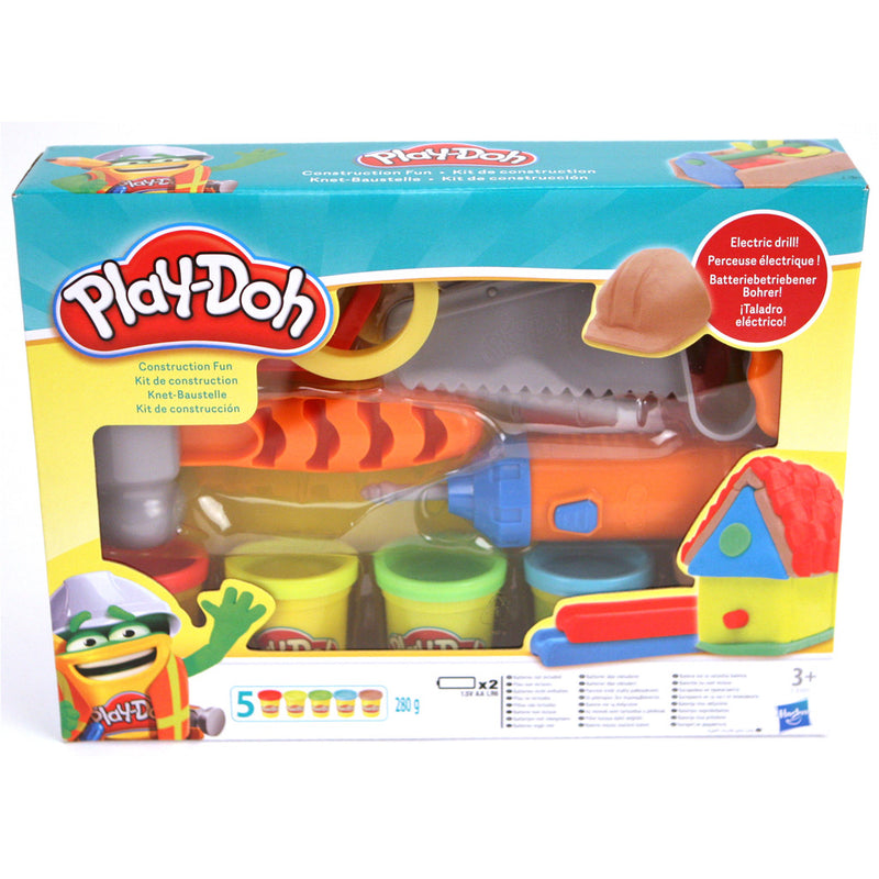 Play-Doh Bouwplaats Speelset + 5 Potjes Klei