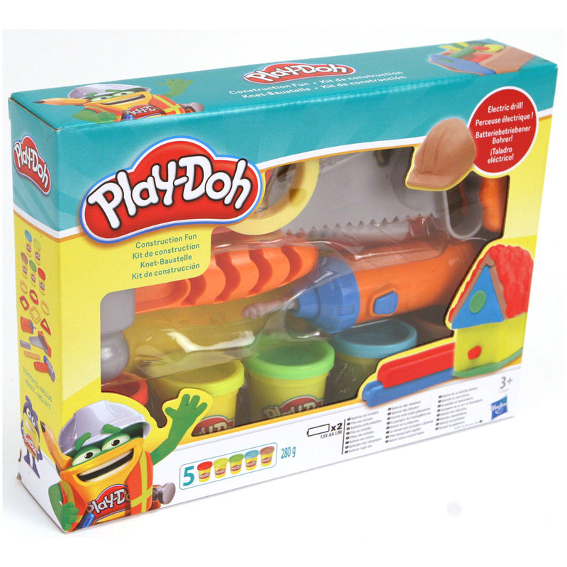 Play-Doh Bouwplaats Speelset + 5 Potjes Klei