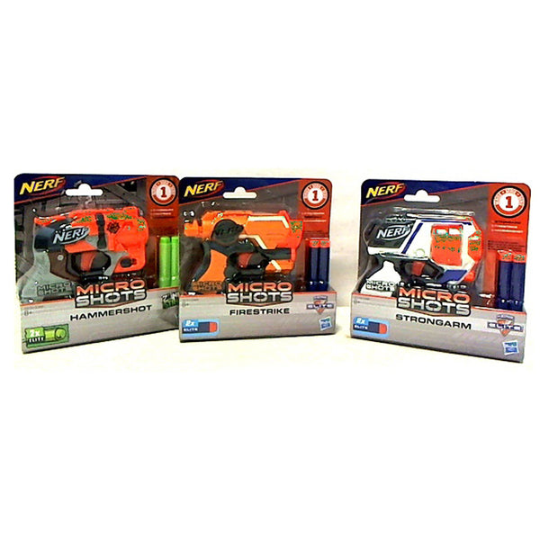 Nerf Strike Microshots met 2 Darts Assorti