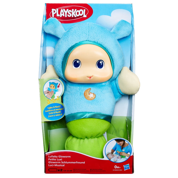 Hasbro Playskool Gloeiworm Knuffel + Licht en Geluid Blauw
