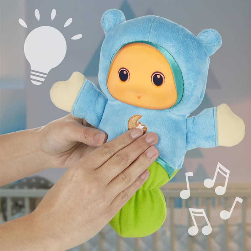 Hasbro Playskool Gloeiworm Knuffel + Licht en Geluid Blauw