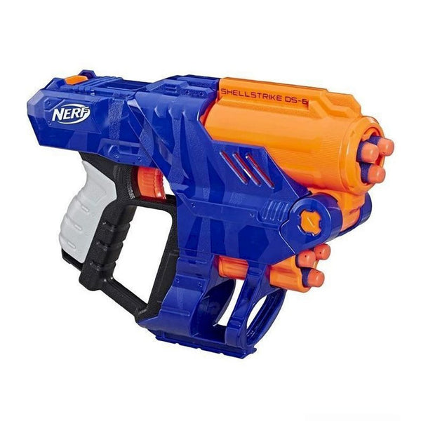 Nerf N-Strike Elite Shellstrike DS-6 + 6 Darts en 2 Darthouders