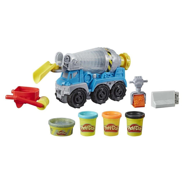 Play-Doh Wheels Cementwagen + 4 Potjes Klei
