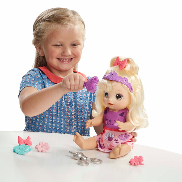 Hasbro Baby Alive Snip&#039;n Style Babypop + Accessoires