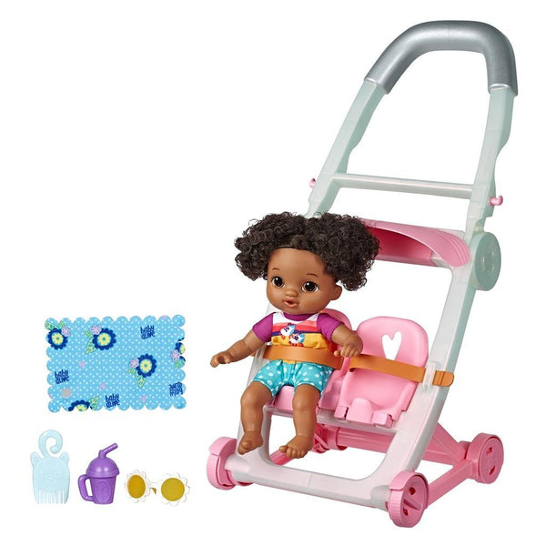 Hasbro Littles Baby Alive Pop + Wandelwagen en Accessoires Assorti