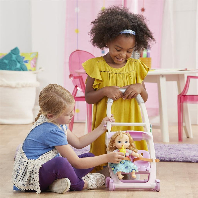 Hasbro Littles Baby Alive Pop + Wandelwagen en Accessoires Assorti