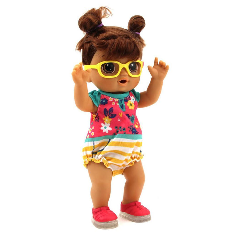 Hasbro Baby Alive Step N Giggle Pop Bruin Haar + Geluid