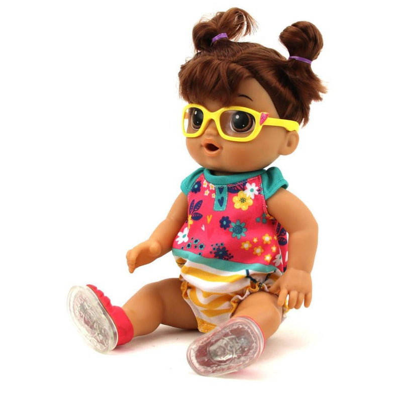 Hasbro Baby Alive Step N Giggle Pop Bruin Haar + Geluid