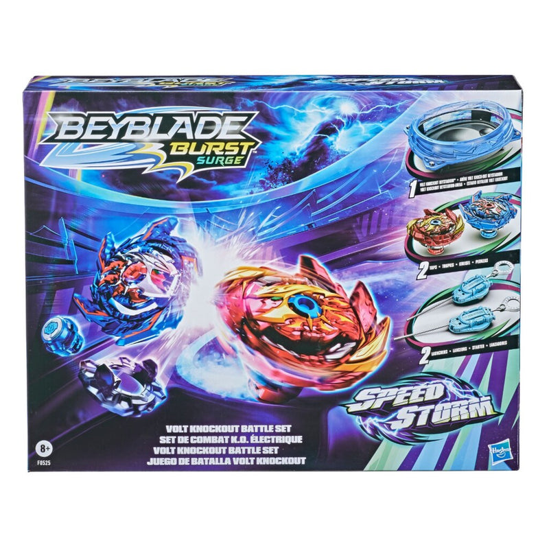 Hasbro Beyblade Speedstorm Volt Knockout Battle Set