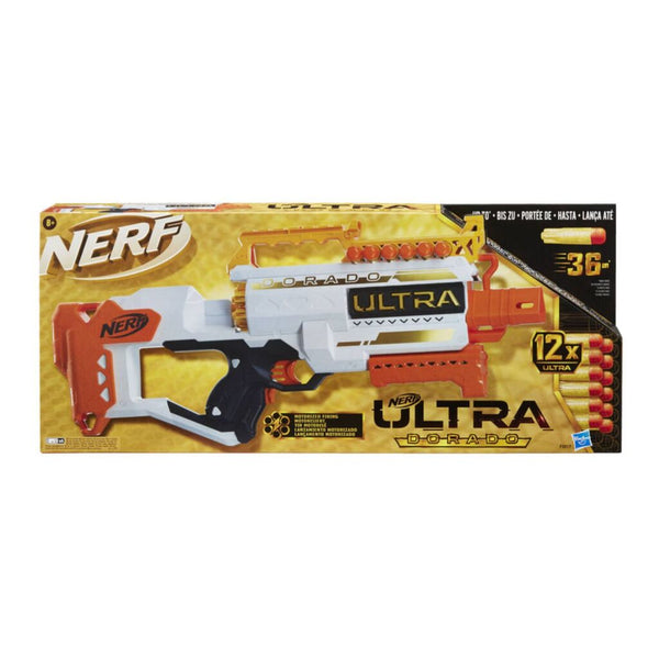 Nerf Ultra Dorado Blaster + 12 Darts