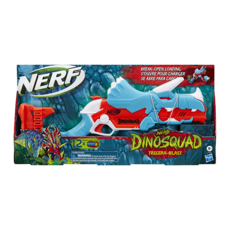Nerf Dinosquad Tricera-Blast Blaster + 12 Darts