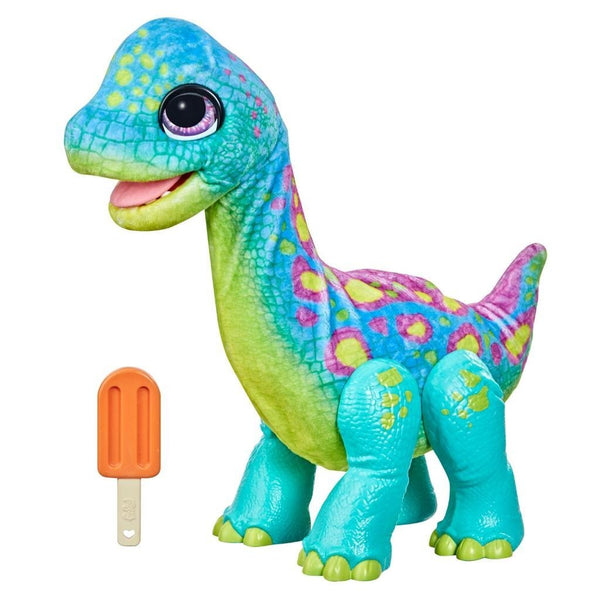 FurReal Friends Snacki&#039;n Sam The Bronto Dino + Geluid