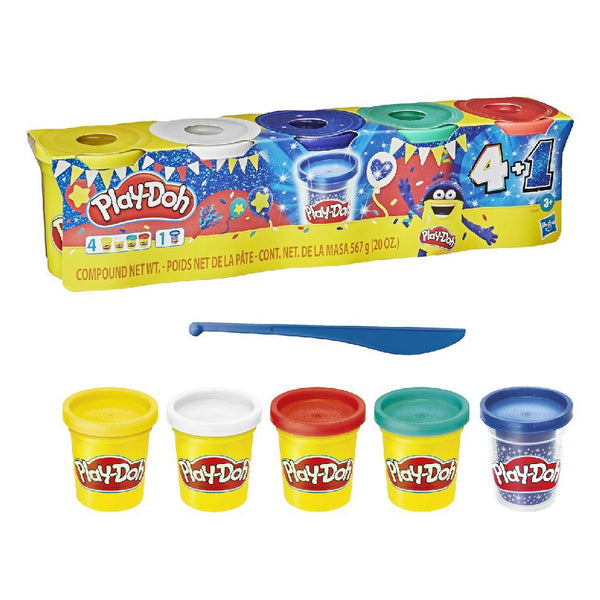 Play-Doh Sapphire Celebration Pakket 5 Potjes Klei