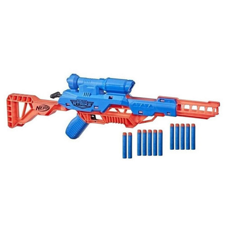 Nerf Alpha Strike Wolf LR-1 Blaster + 12 Darts Rood/Blauw