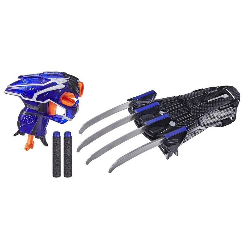 Nerf Marvel Avengers Mech Strike Black Panther Handschoen + Blaster + 2 Darts