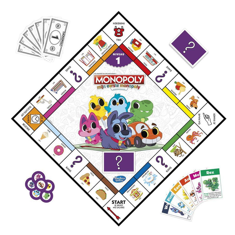 Hasbro Gaming Mijn Eerste Monopoly