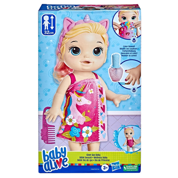 Hasbro Baby Alive Glam Spa Baby 32 cm
