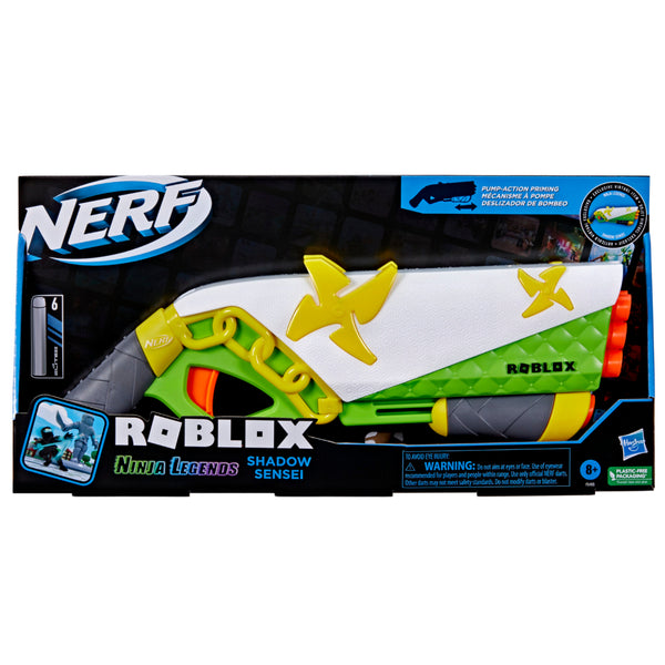 Nerf Roblox Ninja Legends Shadow Sensei Blaster + 6 Darts