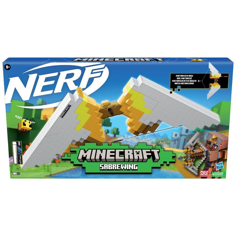 Nerf Minecraft Sabrewing Blaster + 8 Darts