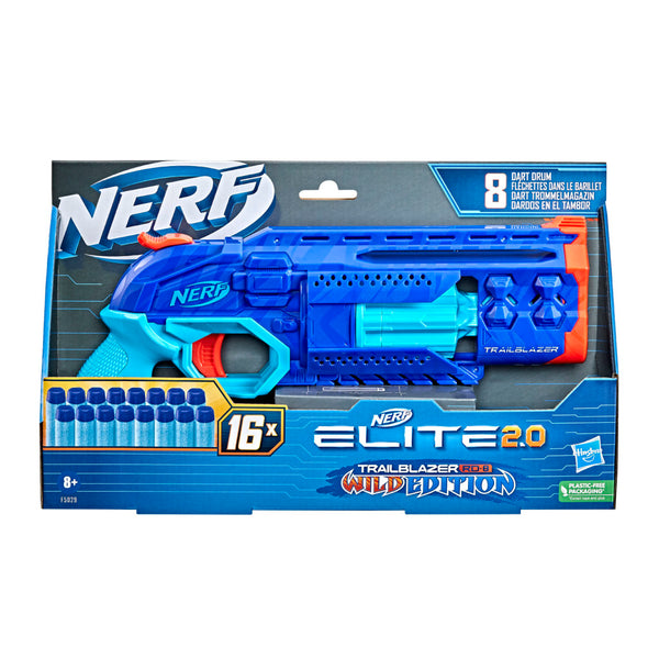 Nerf Elite 2.0 Trailblazer RD 8 Wild Edition Blaster + 16 Darts