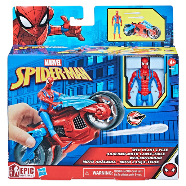 Spiderman Figuur en Voertuig