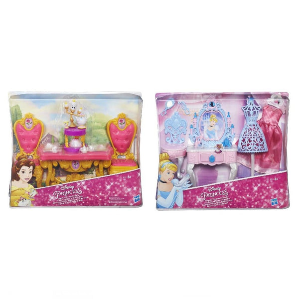 Disney Princess Belle en het Beest + Assepoester Speelset Assorti