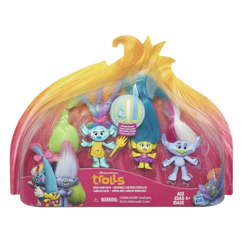 Hasbro DreamWorks Trolls Multipack met 4 figuren Assorti